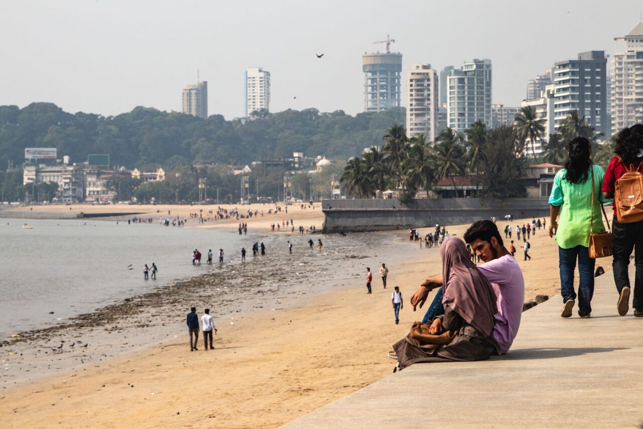 Chowpatty Beach - where Mumbai rests, looks at waves and has unhurried conversations
