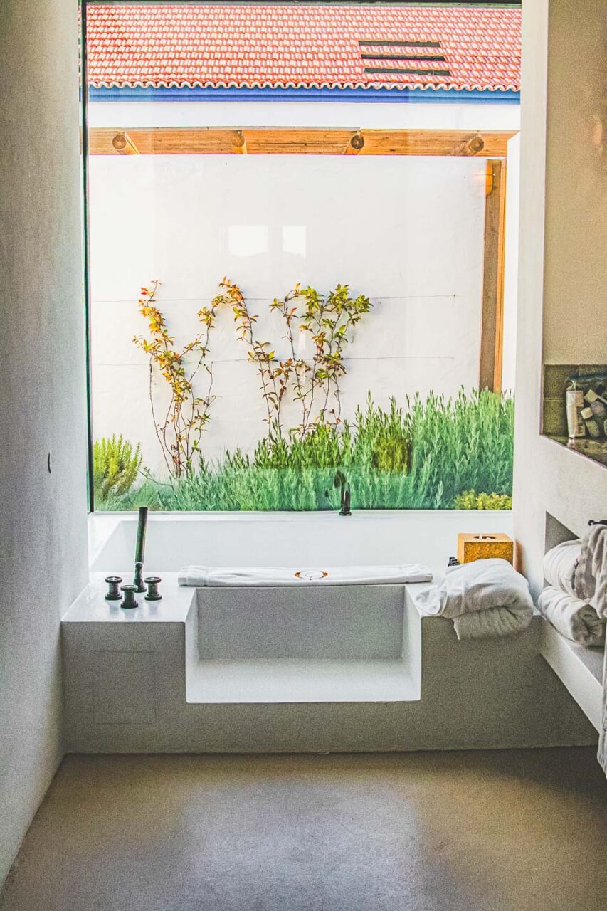A bathtub view that soothes more than any bath salt