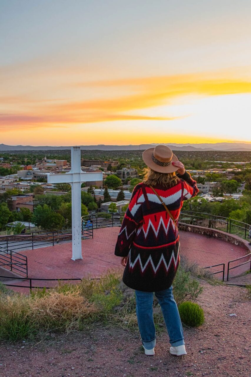 Sunset, Santa Fe, and me - a moment that stays forever