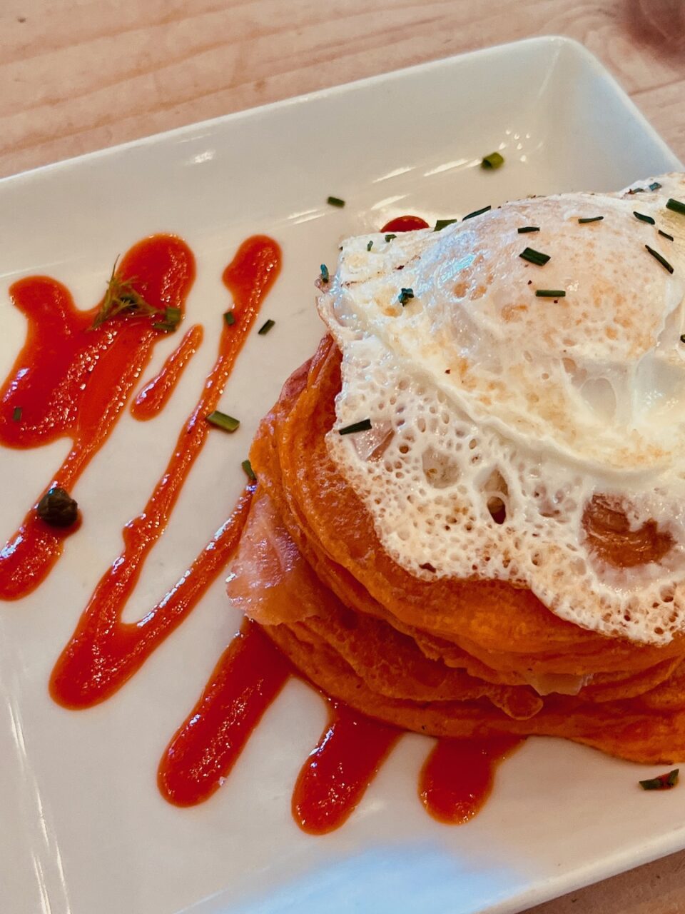 A spicy salmon breakfast at Modern General