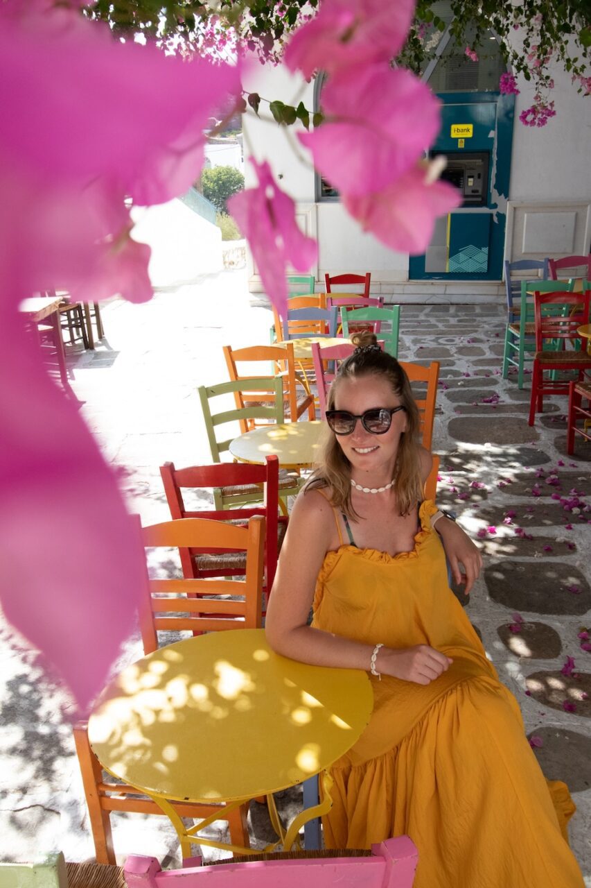 Café in Chora, Ios, Greece