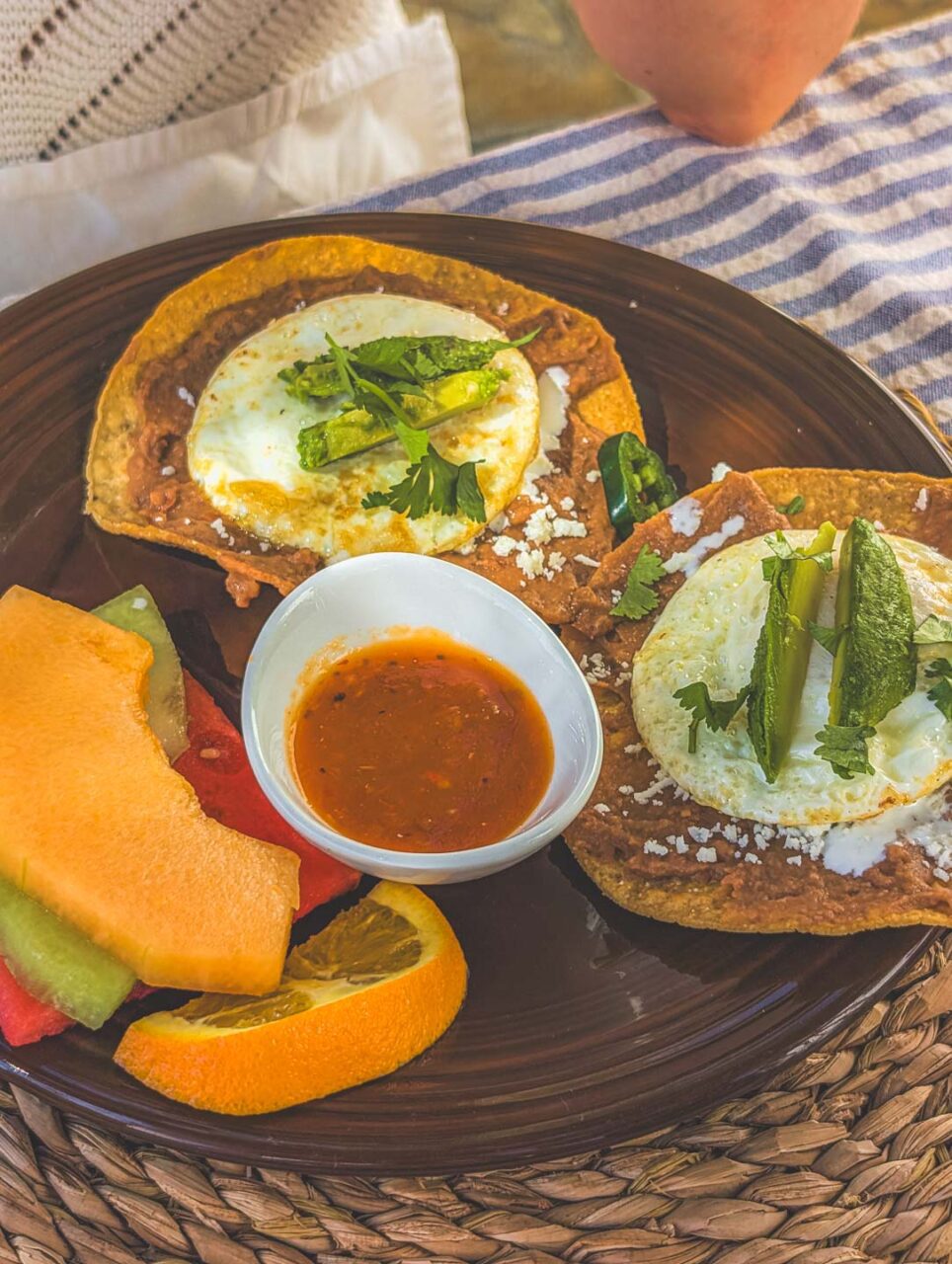 Poranek z huevos rancheros i... kawa z termosu