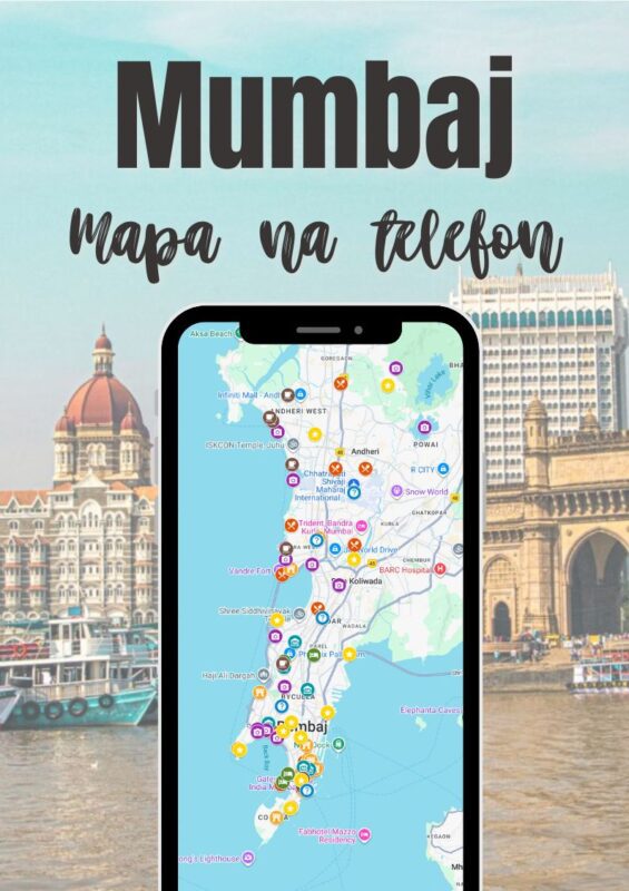 Mapa Mumbaju z Atrakcjami