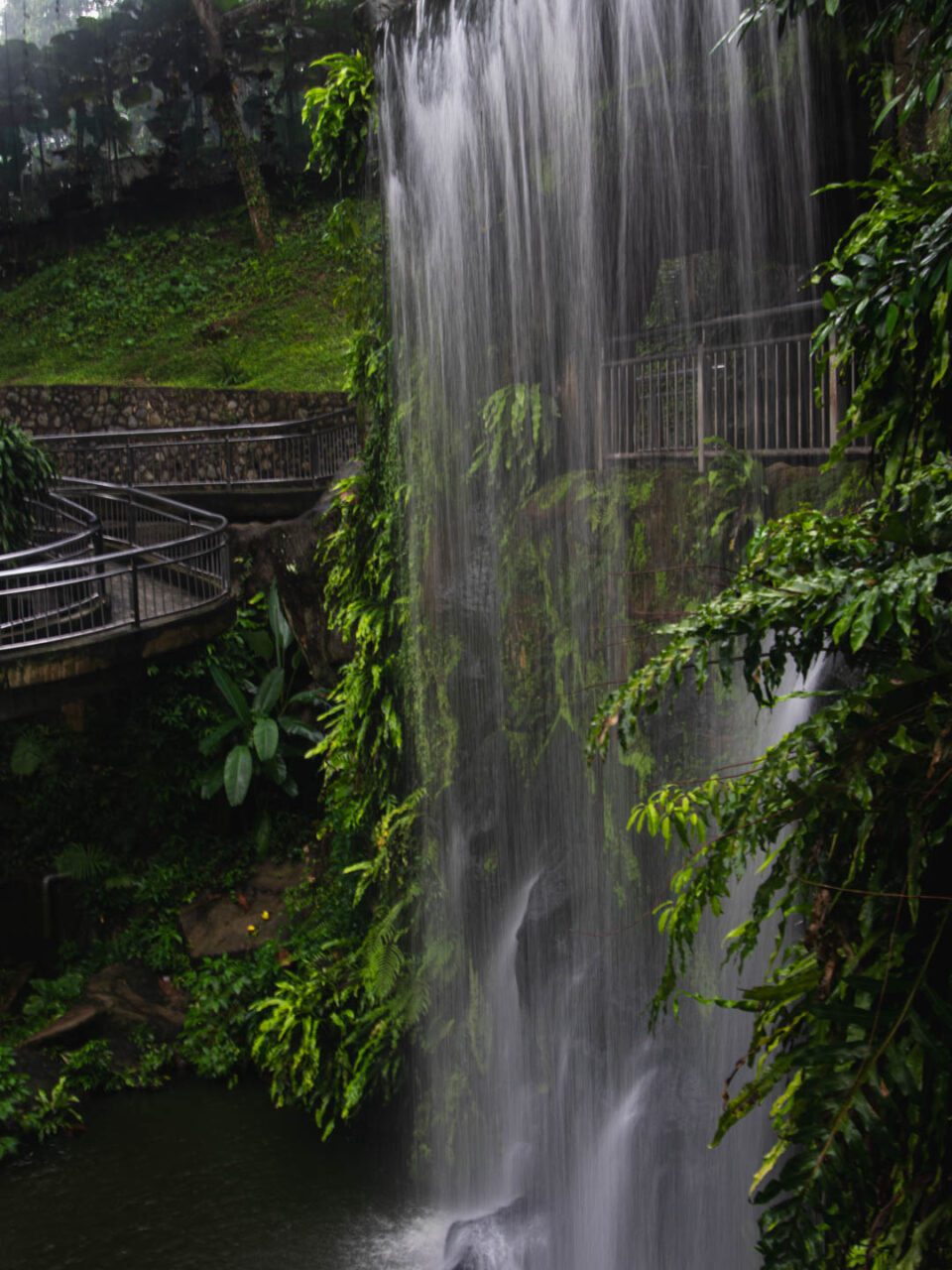 Waterfall at KL Forest Eco Park - a piece of tropical jungle right in downtown Kuala Lumpur