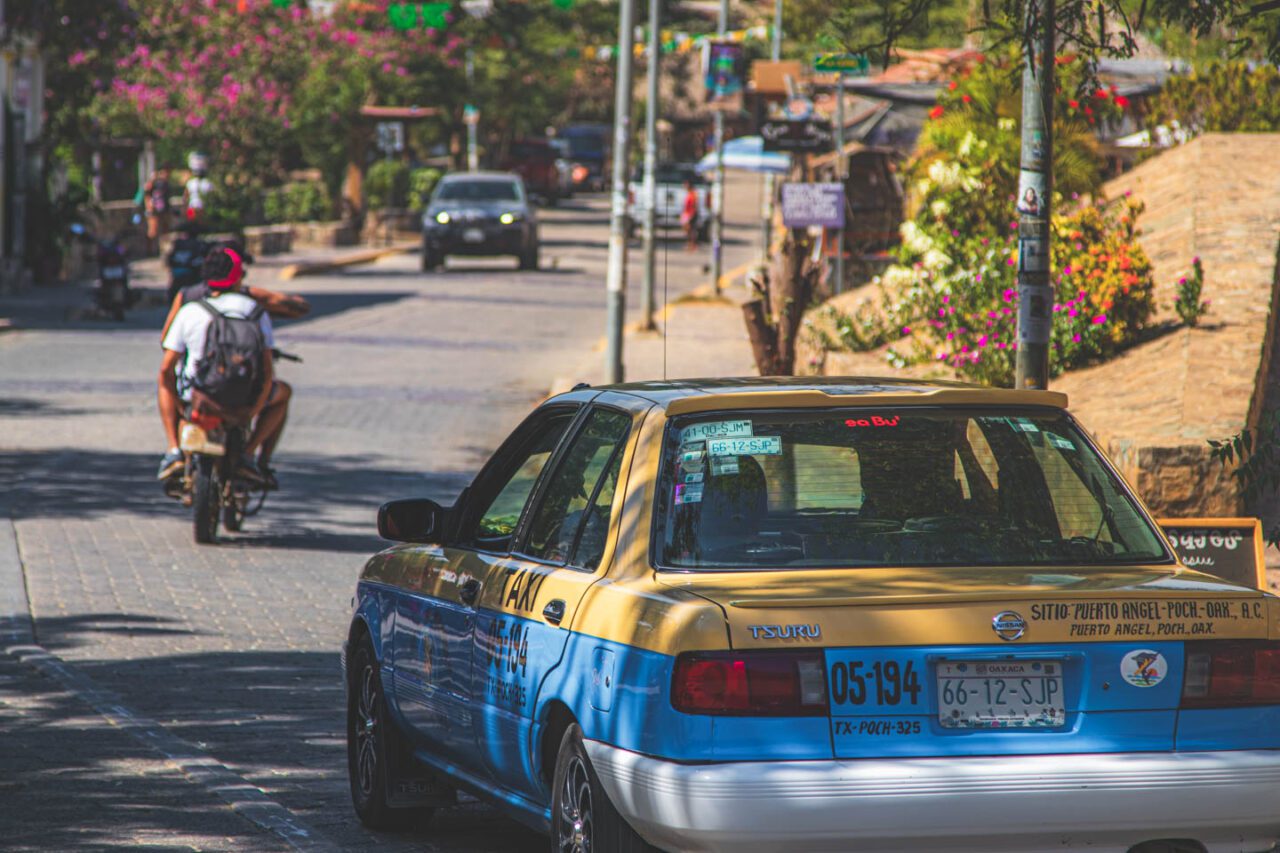 A taxi in Mazunte, Oaxaca