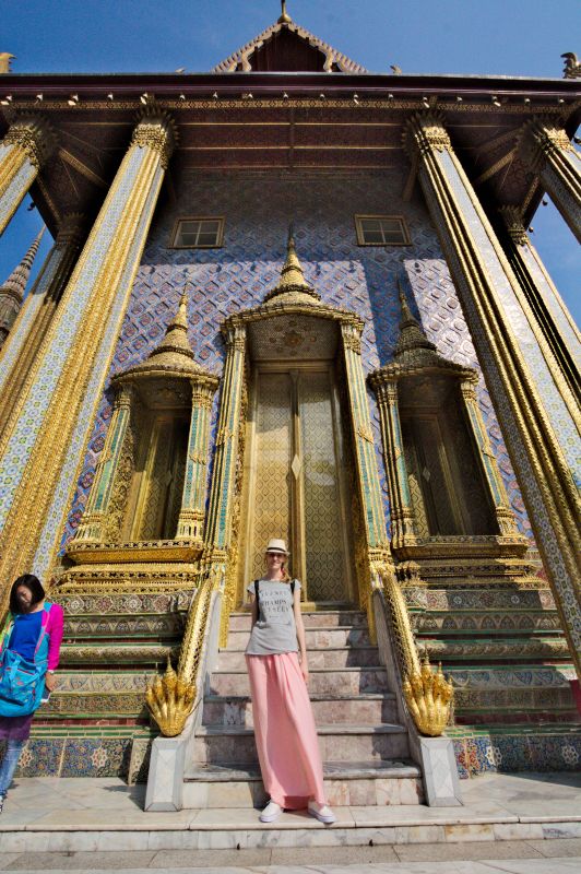 Wat Phra Kaew, Świątynia Szmaragdowego Buddy, Bangkok, Tajlandia