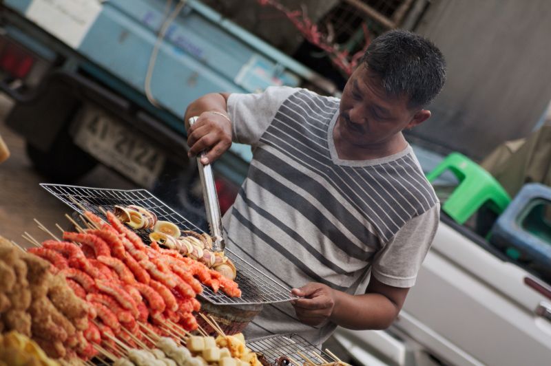 Jedzenie uliczne, Bangkok, Tajlandia