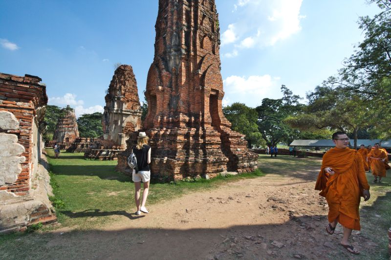 Wat Mahathat, Ayutthaya, Tajlandia