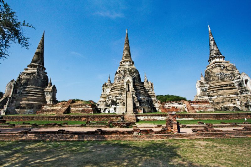 Wat Phra Si Sanphet, Ayutthaya, Tajlandia