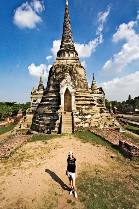 Wat Phra Si Sanphet, Ayutthaya, Tajlandia