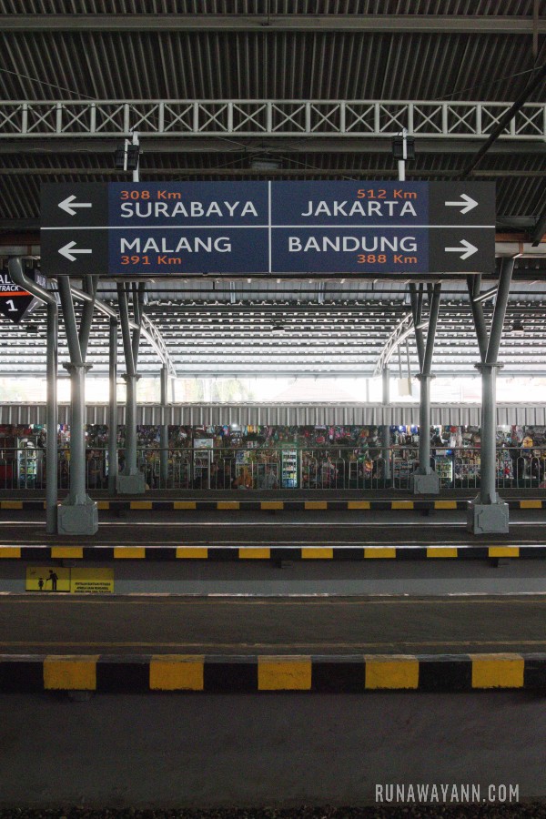 Train station in Java, Indonesia