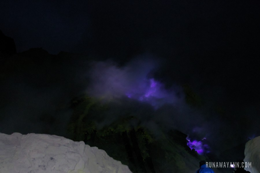 Blue flames, Kawah Ijen, Indonesia