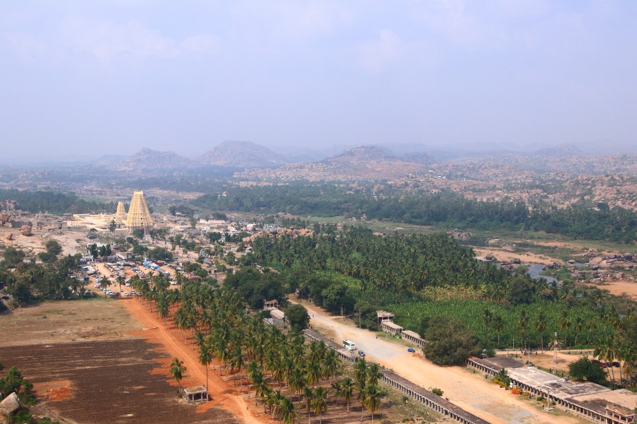 View from Matanga Hill, Hampi, India
