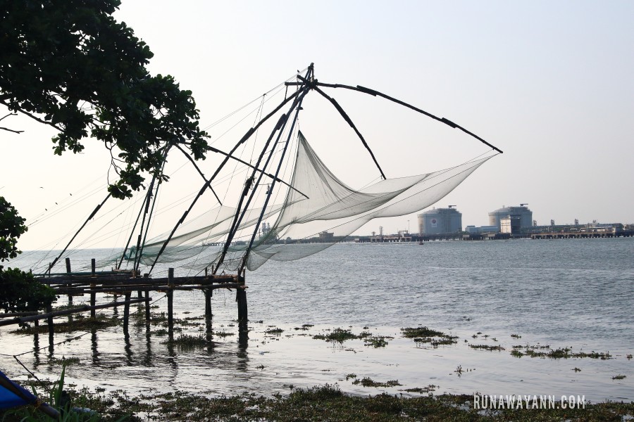 Chińskie sieci, Fort Kochi, Kerala, Indie