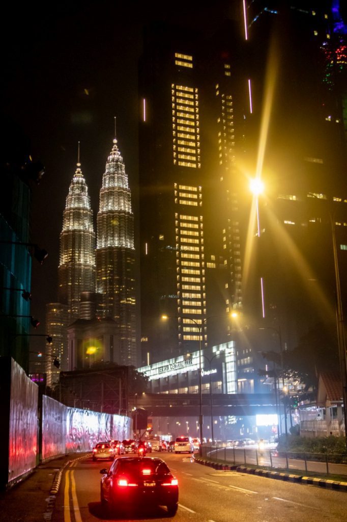 Kuala Lumpur at night, Malaysia