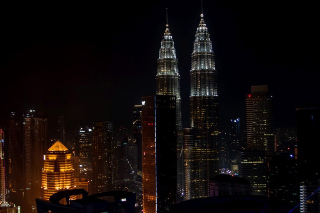 Kuala Lumpur at night, Malaysia