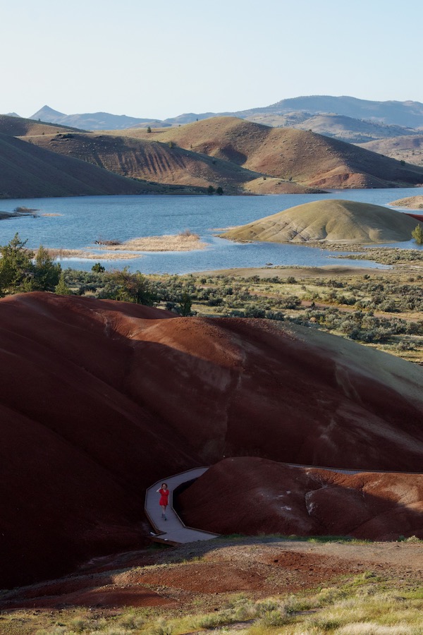 The Painted Hills offer variety of easy and short trails for hiking enthusiasts
