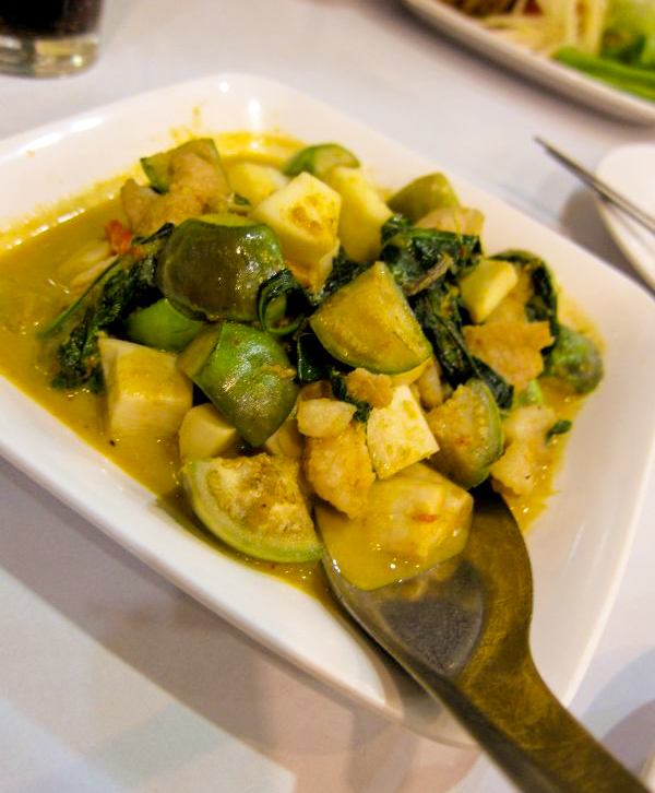 Green curry, Thai Farm Cooking School, Chiang Mai