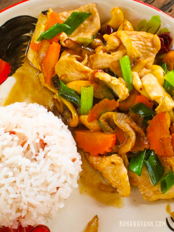  Phad krapow gai with chicken pieces, Thai Farm Cooking School, Chiang Mai 