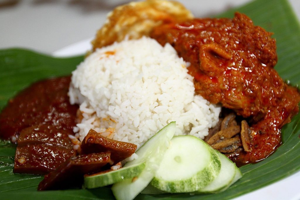 Malaysian national dish: Nasi Lemak
