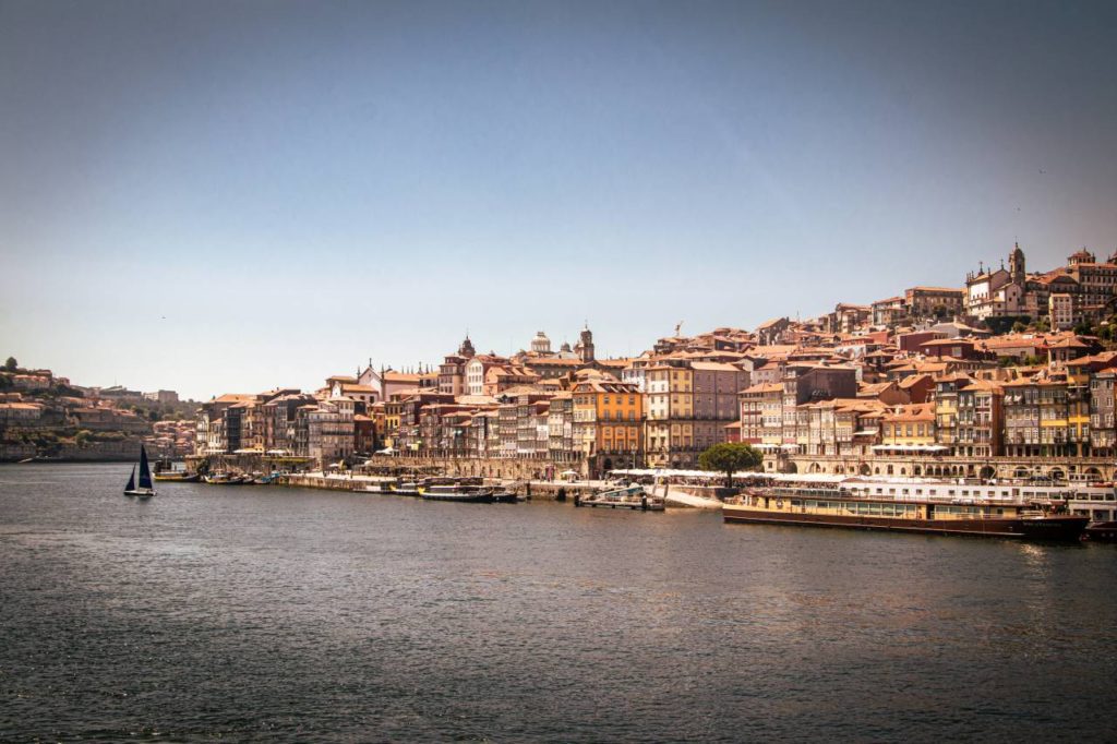 Panorama na Porto z Vila Nova de Gaia