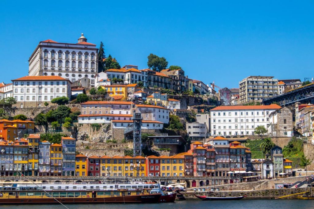 Vila Nova de Gaia offers a wonderful panorama of Porto