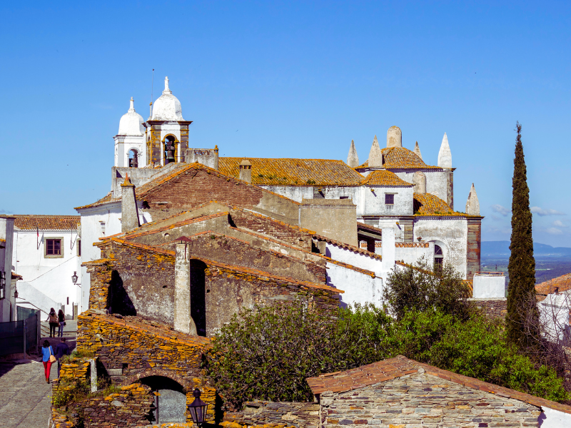 Monsaraz, nestled in Alentejo, Portugal, is a charming medieval hilltop village with breathtaking views