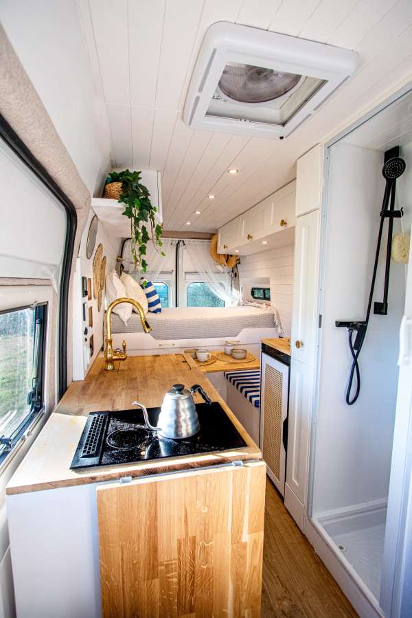 Living in a small camper van space with others can be a challenge
