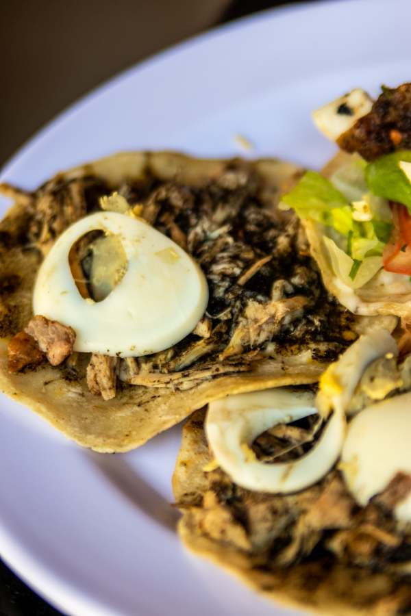 Tacos de Relleno Negro, Yucatan, Mexico