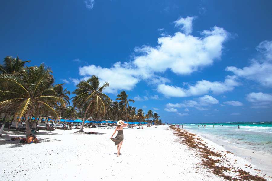 Playa Paraiso, Tulum, Jukatan, Meksyk