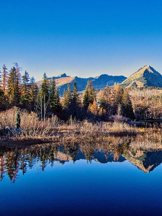 Štrbské Pleso is one of the most picturesque lakes in the High Tatras in Slovakia