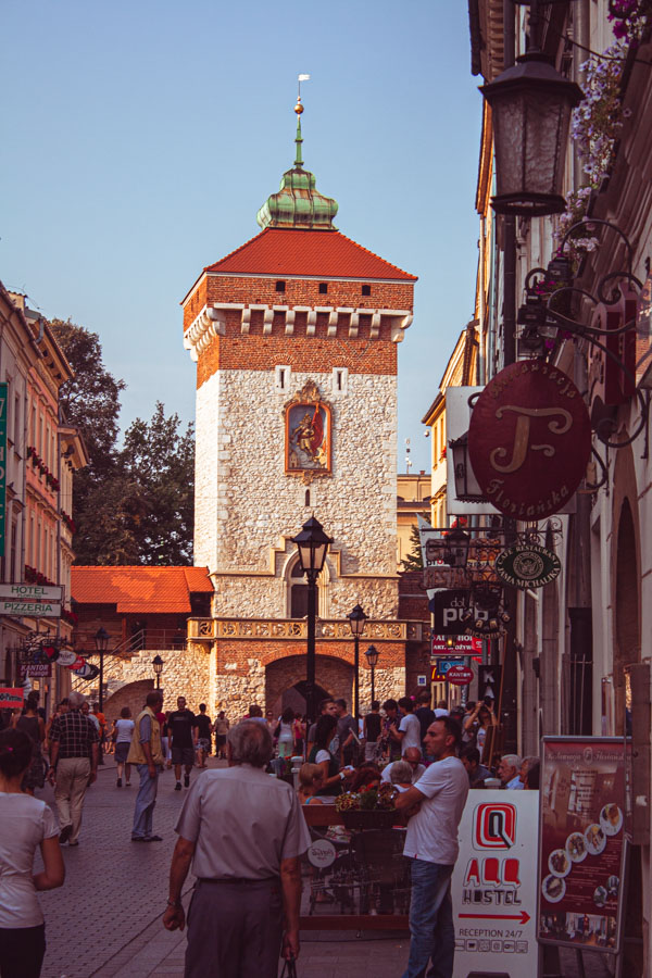 A walk along Floriańska Street in Krakow is a must-see when visiting the city