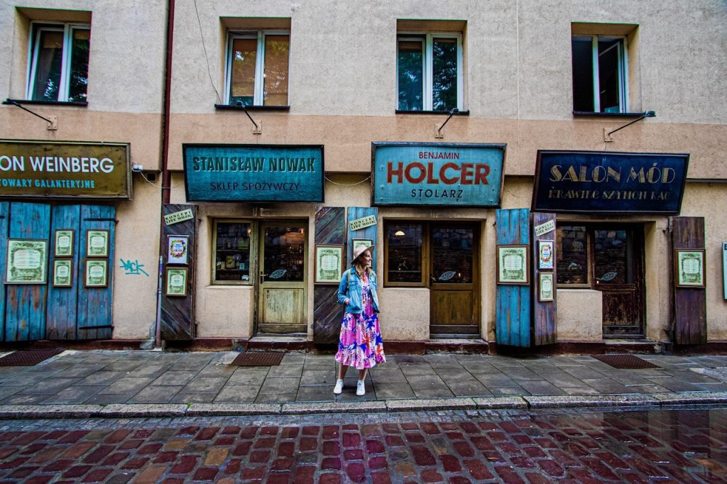 Signboards on Szeroka Street are a place where you can feel the spirit of Krakow's past