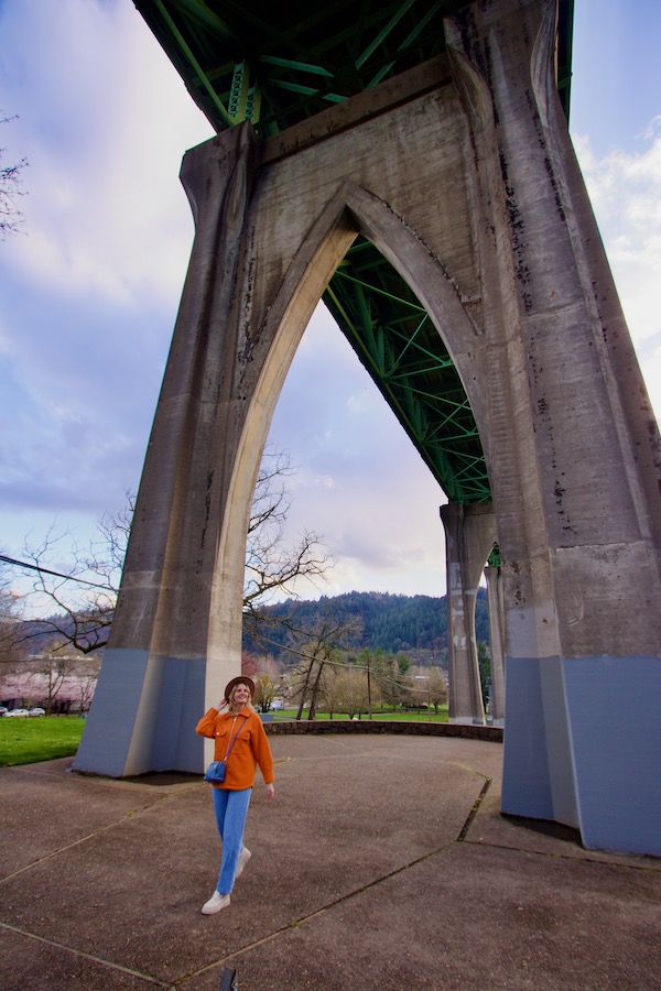 St. Johns Bridge, Portland, Oregon, USA