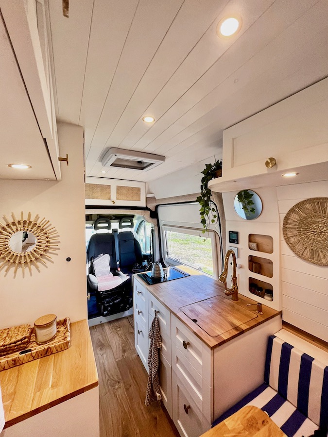 Storage above the cabin - a practical solution for use in a motorhome