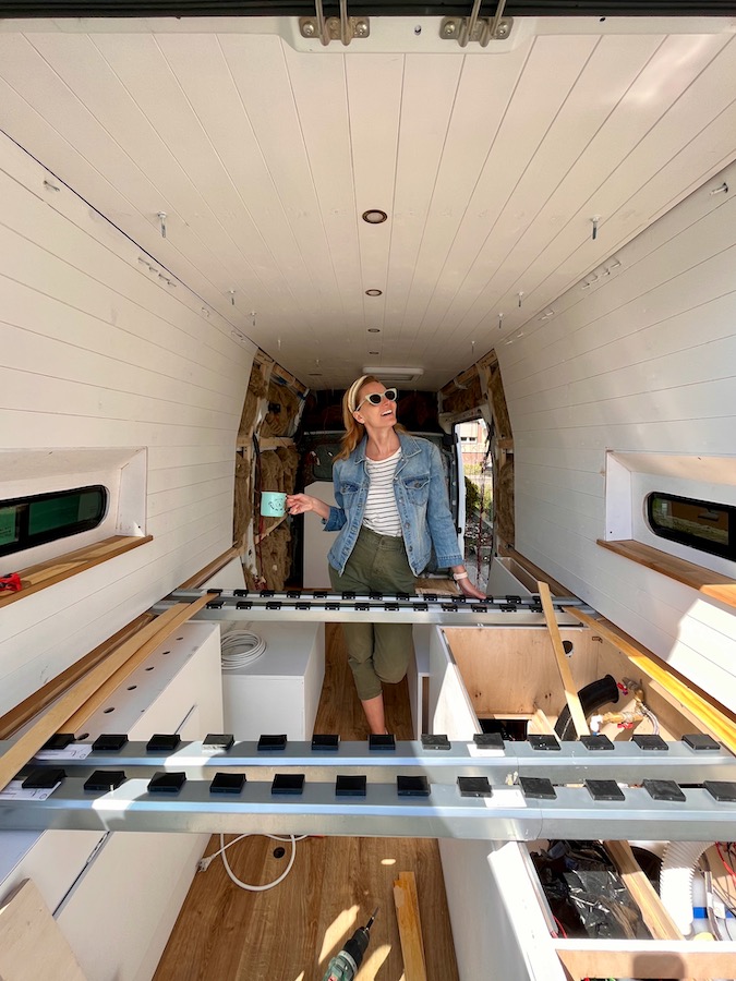 Opt for lightweight materials in your van conversion