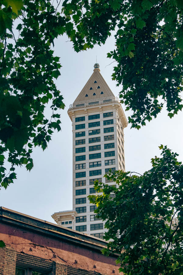 The historic Smith Tower attracts many visitors to this day
