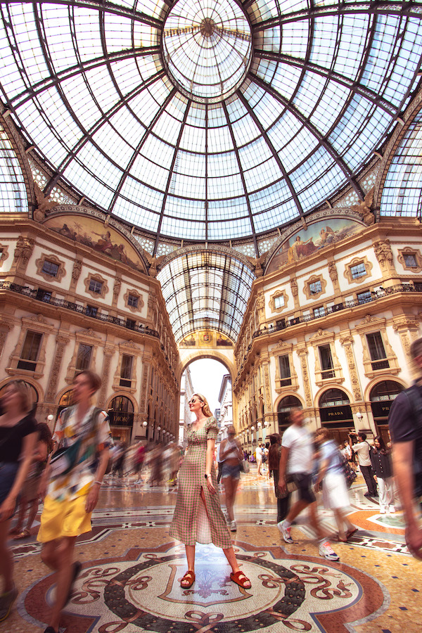 Galleria Vittorio Emanuele II in Milan is one of the oldest shopping centers in the world