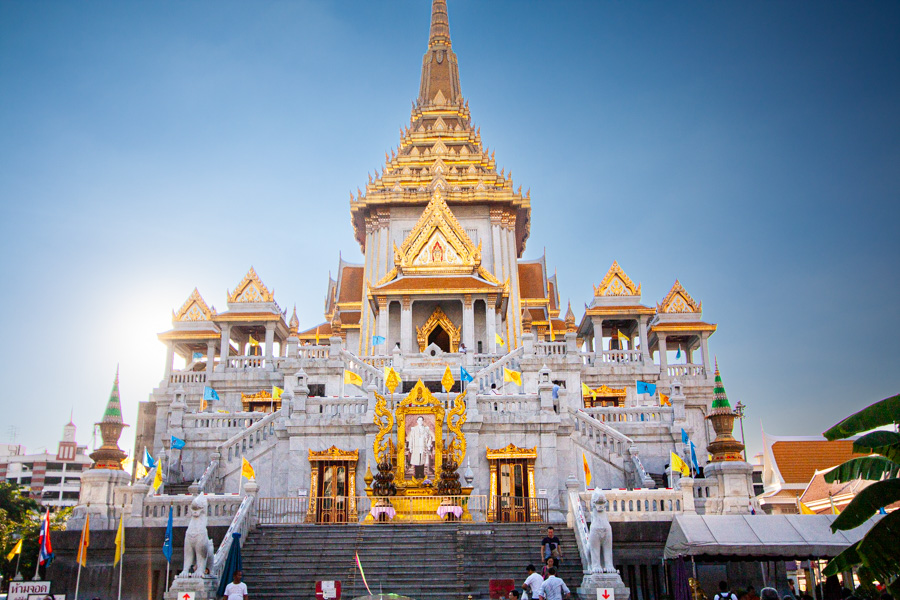 Świątynia Złotego Buddy, Bangkok, Tajlandia