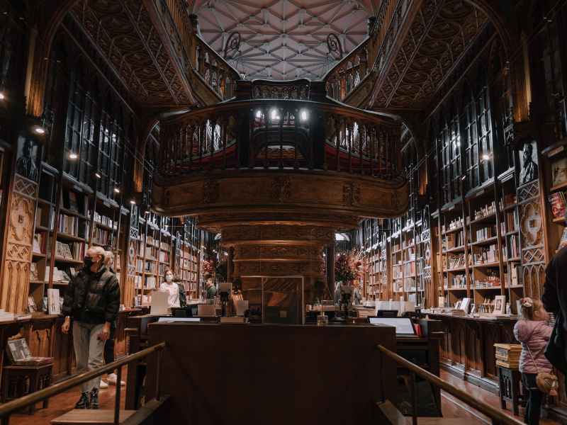 The Lello Bookstore in Porto attracts Harry Potter fans from all over Europe