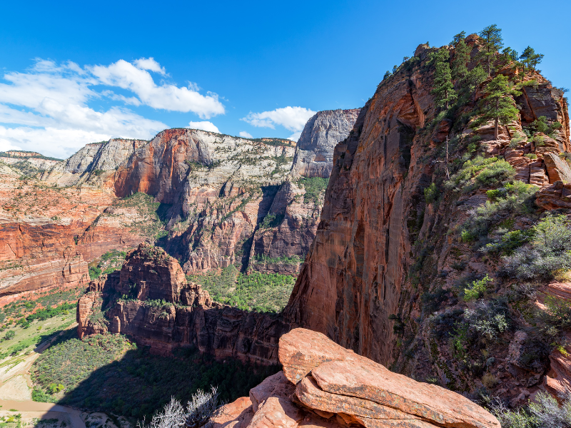 The Angels Landing trail offers some of the most stunning views in Zion National Park