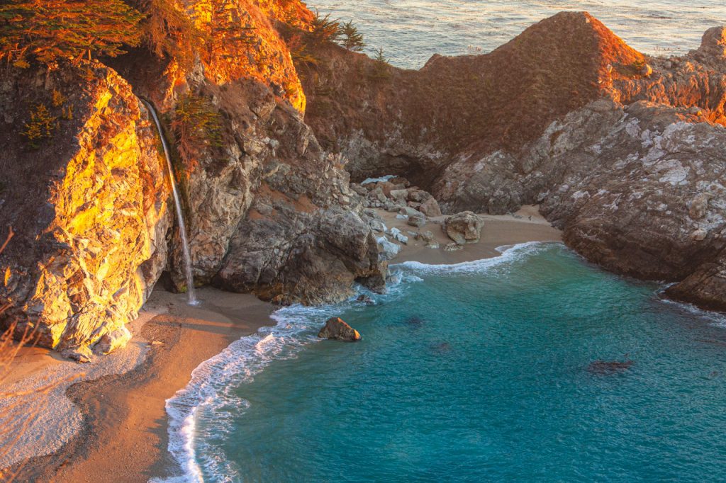 McWay Falls, a picturesque waterfall nestled in California, is an absolute must-see