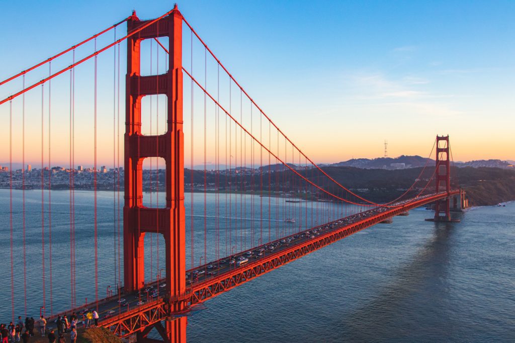 The Golden Gate Bridge is an iconic symbol of San Francisco