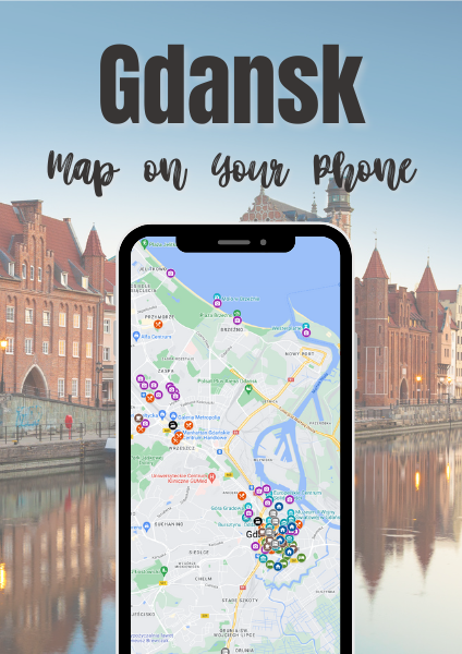 Gdansk Map with Attractions