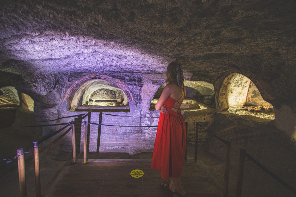 Catacombs of Milos, Greece