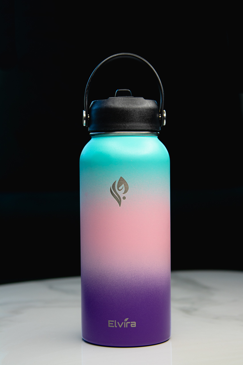 A stainless steel water bottle is an easy way to stay hydrated on the go