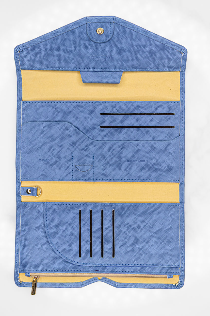 My travel wallet keeps everything secure and easy to access on the go