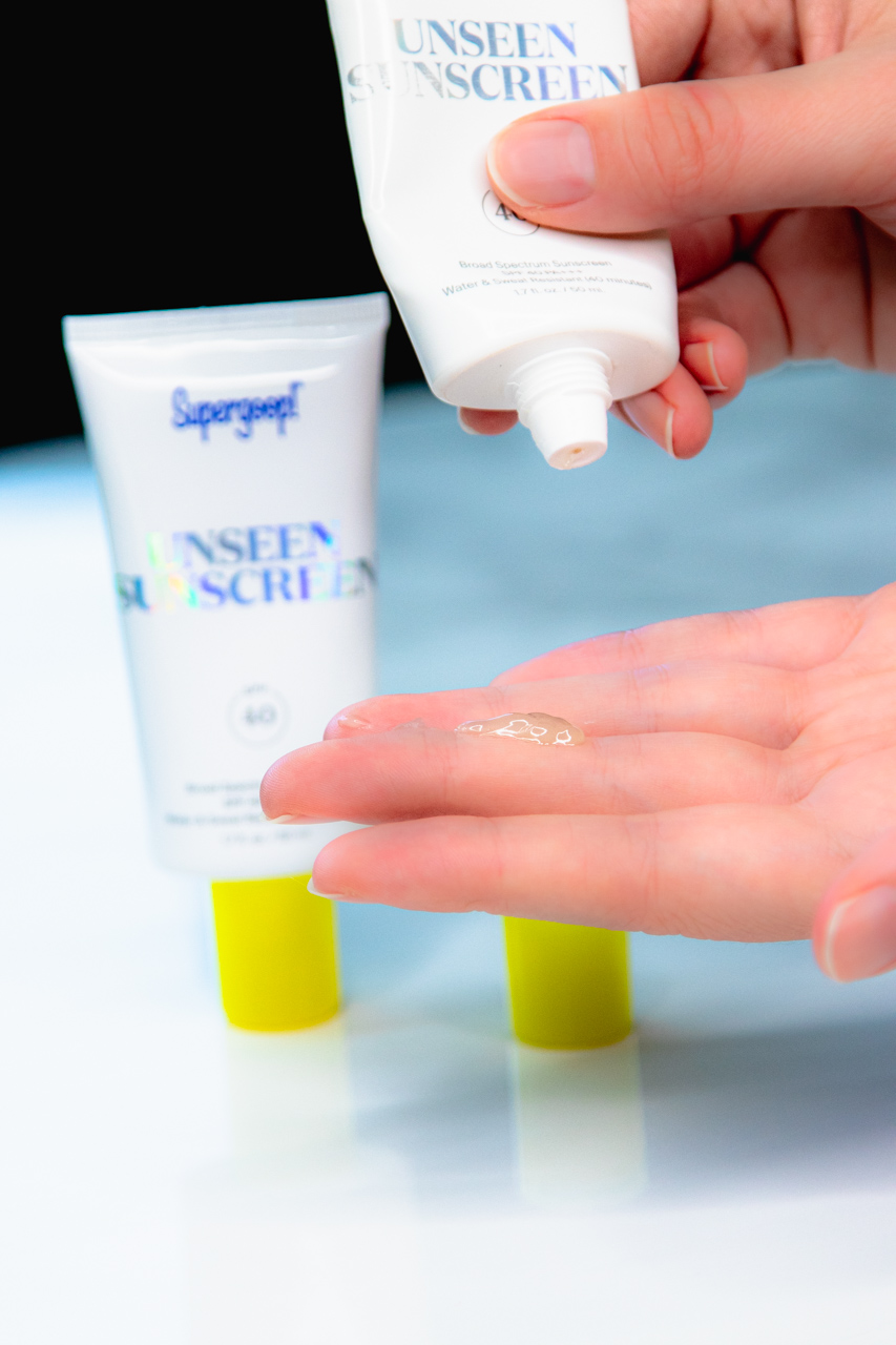 An SPF 40 sunscreen helps protect my skin while I’m on the go