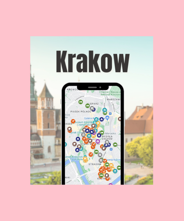 Krakow Map with Attractions