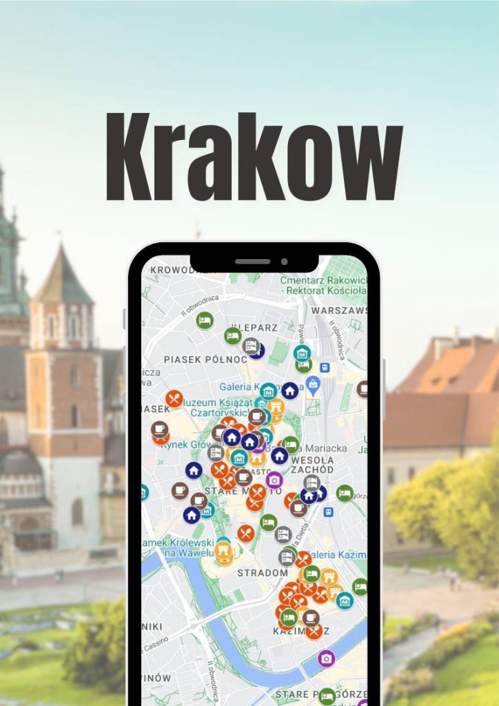 Free Krakow Map With Attractions 🗺️🇵🇱» Runaway Ann